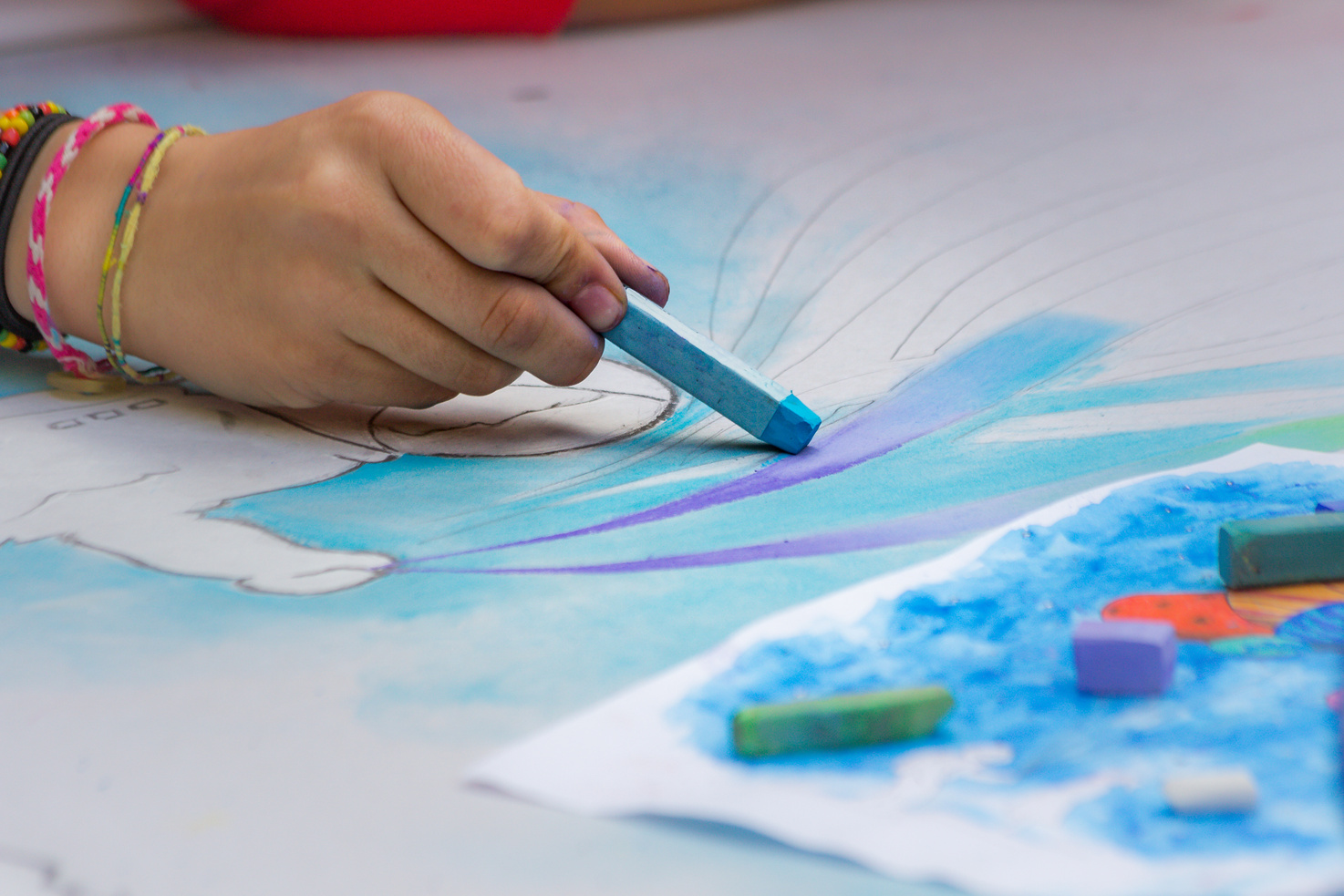 Chalk illustration